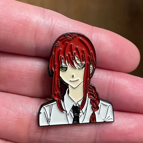 MAKIMA Chainsaw Man Japanese Anime Manga Enamel Pins 20 - Picture 1 of 3